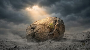 Illustration for “Rocked but Unbroken: When Life Hits Without Warning”, an article on the Book of Job from The Formative Path